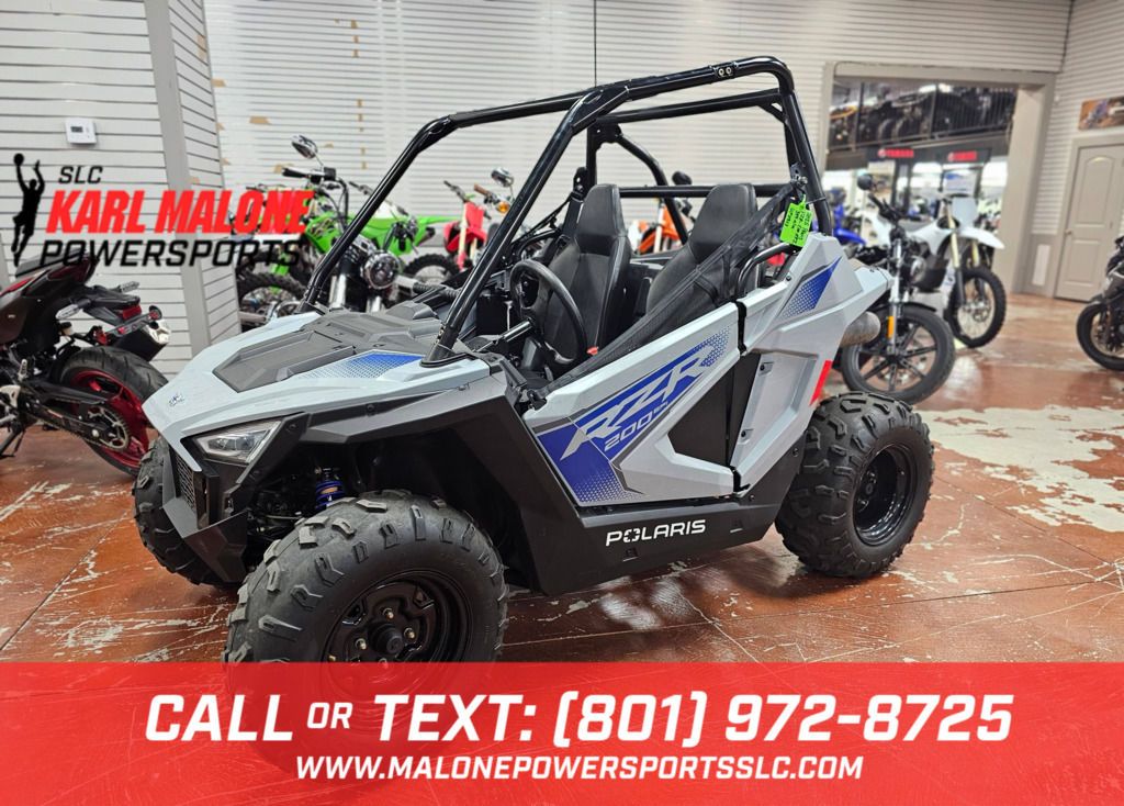 2025 Polaris RZR 200 EFI Storm Gray / Polaris Blue