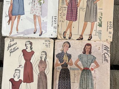 Amazing Vintage Sewing Patterns. 1940s