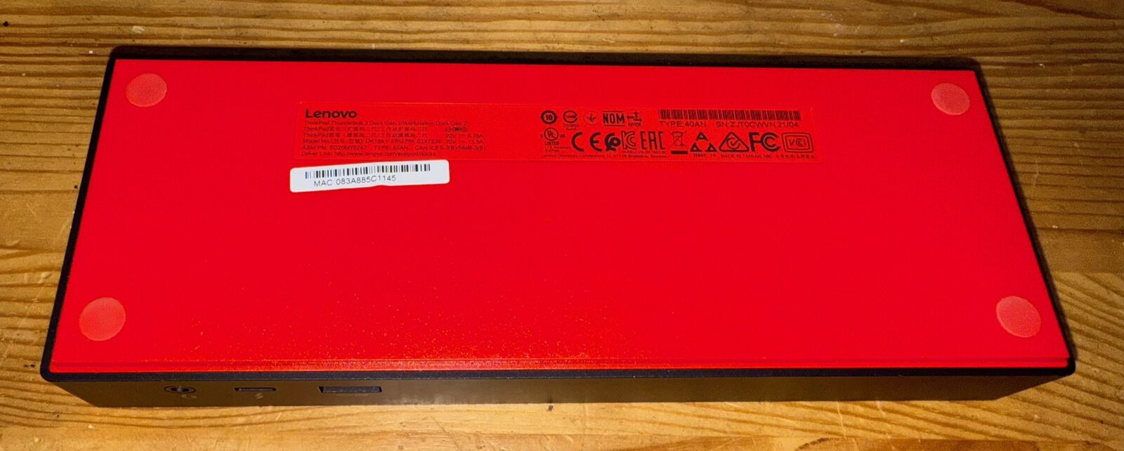 Lenovo Thinkpad Thunderbolt 3 Gen 2 Dock