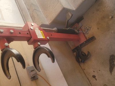 hydraulic shock spring compressor