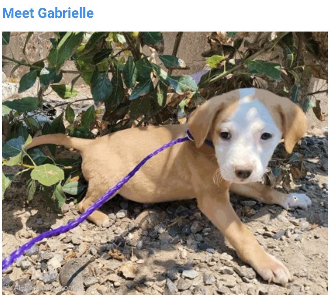 Gabrielle, 8 week old pitbull puppy