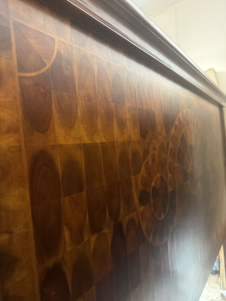 Designer wood headboard- King size make offer!!