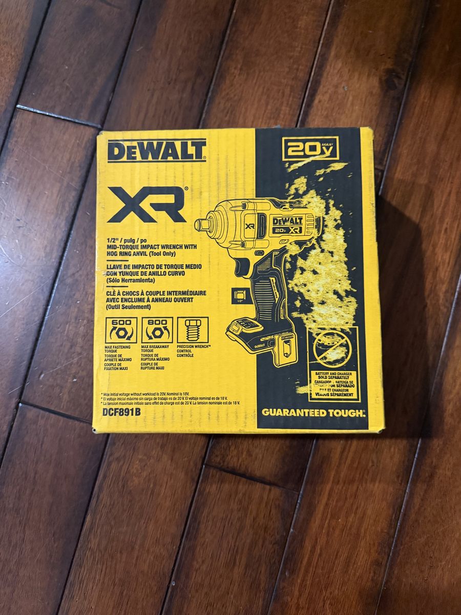 Dewalt 20V 1/2” Mid Torque Impact Wrench