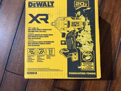 Dewalt 20V 1/2” Mid Torque Impact Wrench