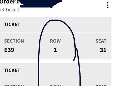 ROW 1 ZACH BRYAN TICKETS