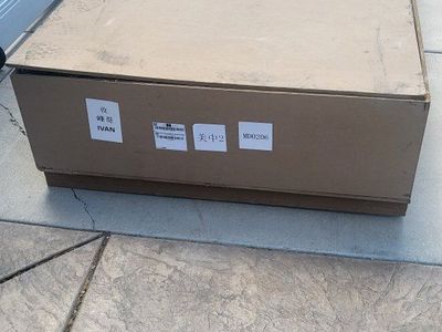 Solid wood shipping crate box