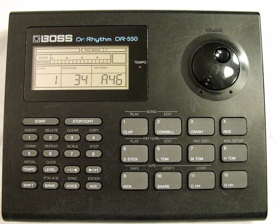 Vintage Boss DR-550 MKII Drum Machine