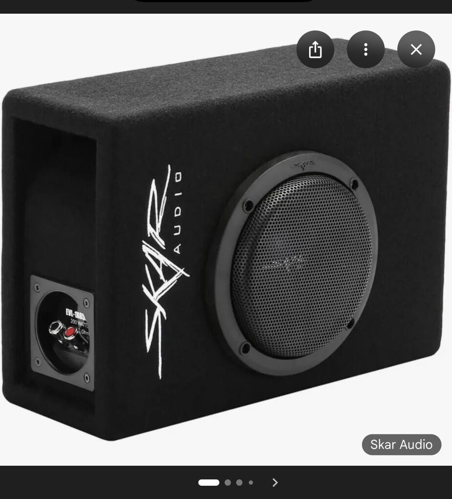 2x 6 Skar Subwoofers In Box