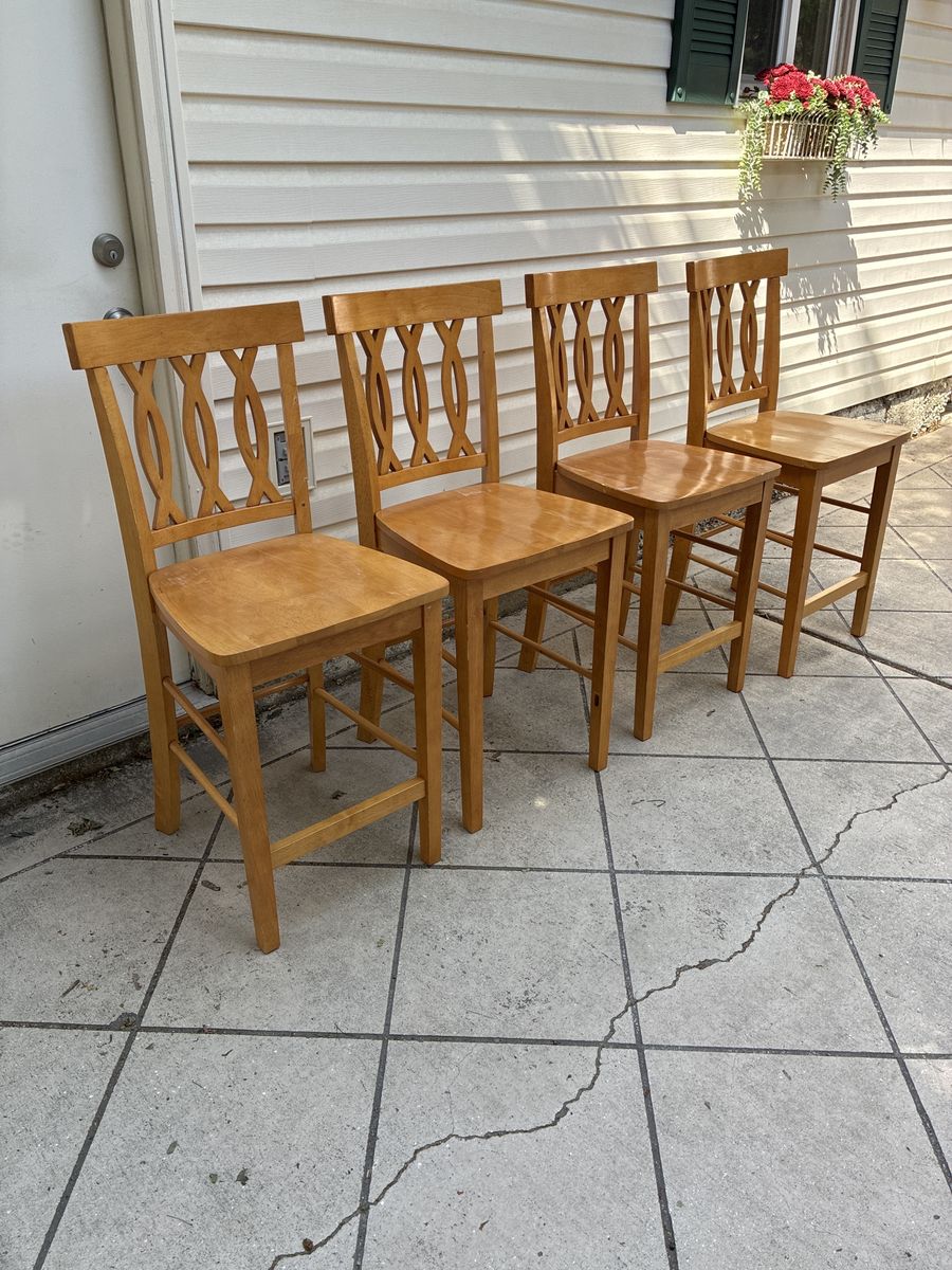 4 sturdy chairs for sale