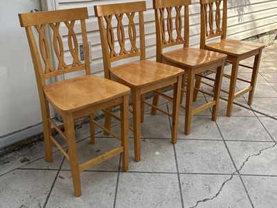 4 sturdy chairs for sale