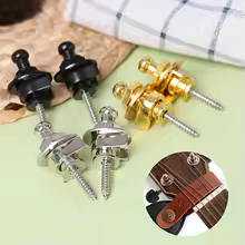 Schaller Guitar Security Strap Locks - Gold, Nickel, Black