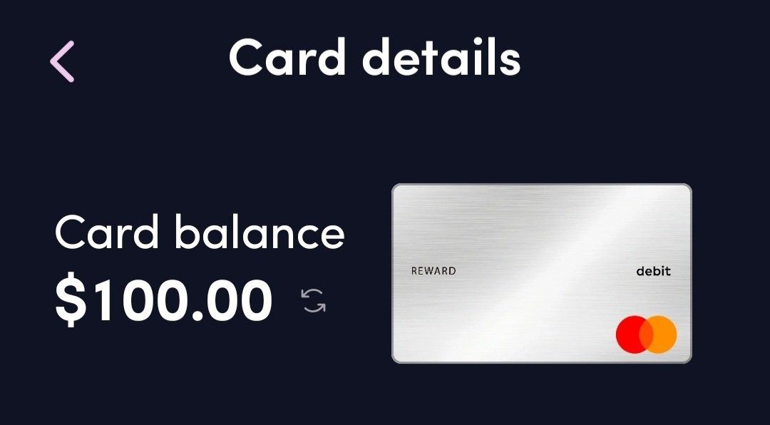 Prepaid Card with $100 Balance