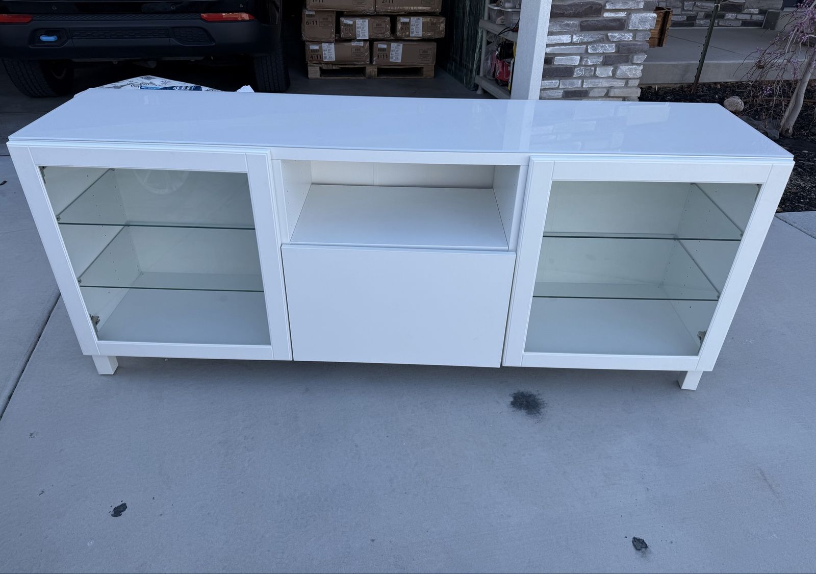 White TV Stand