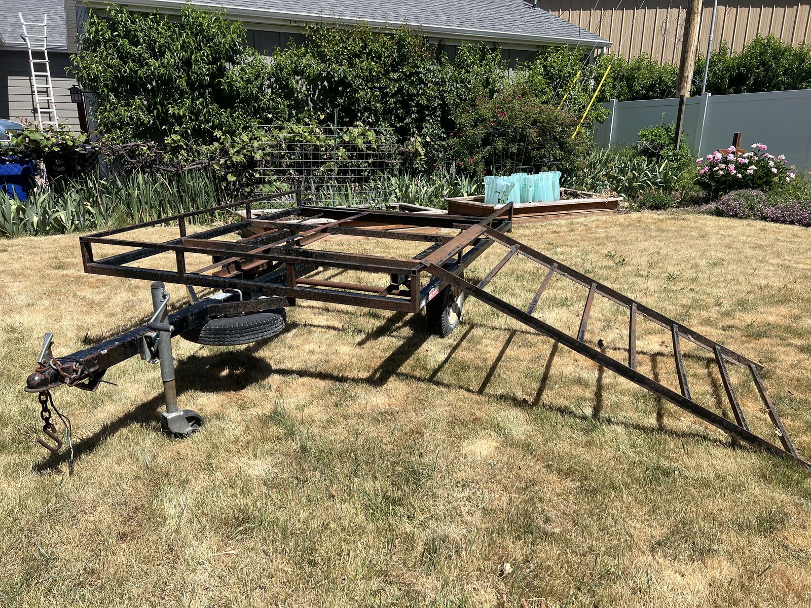 AhlRight Utility, ATV, Motorcycle Trailer 8' x 6 1/2'