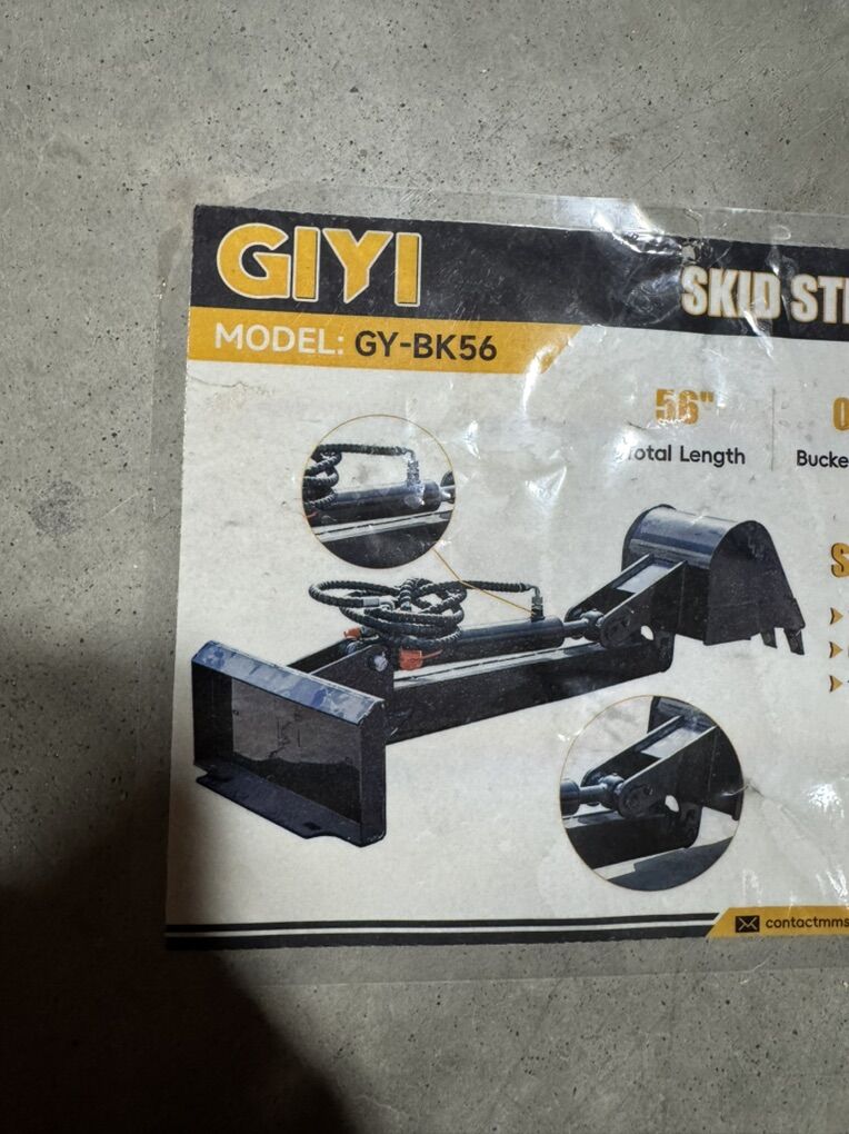 SKID STEER BACK HOE attatchment NEW