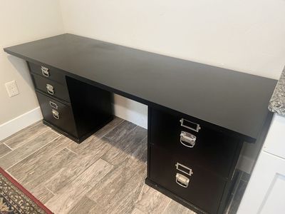Pottery Barn Black Desk