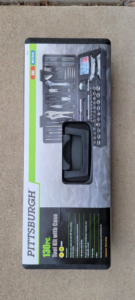 Pittsburgh 130 piece tool kit