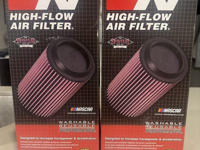 K&N air filters (2) for 2014-2026 Polaris RZR XP 1000, Turbo and others.