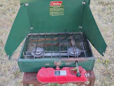 Coleman Stoves Vintage White Gas 2 Burners