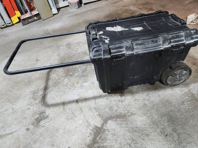 Husky 15 Gallon Connect Jobsite Cart Mobile Tool Box