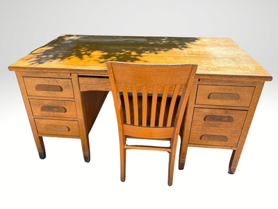 Antique Solid Wood Desk - Imperial Desk Company