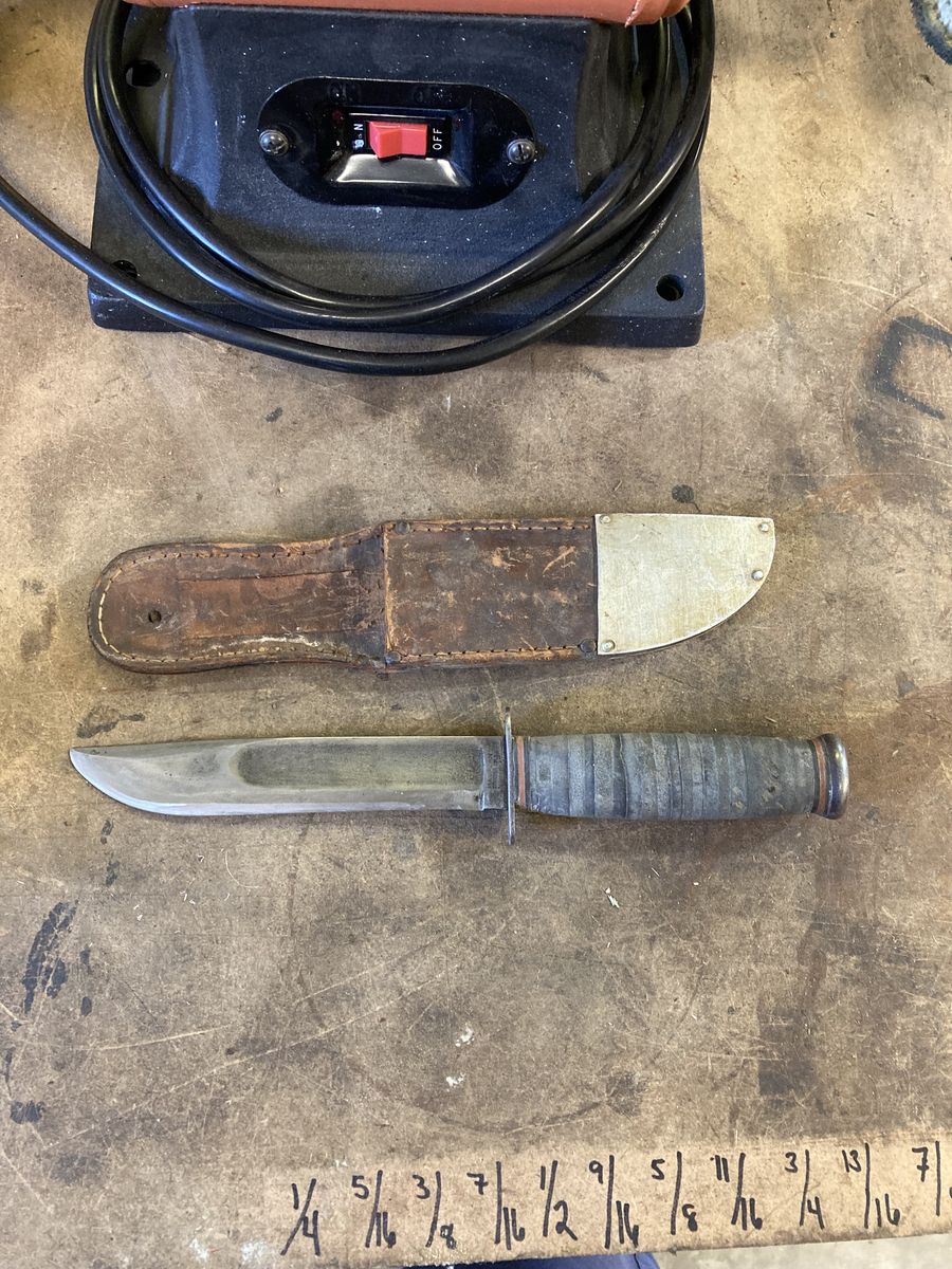 Western hunting knife. Vintage