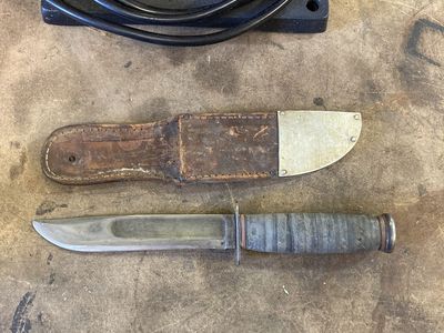 Western hunting knife. Vintage
