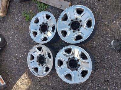 2013 - 2023 Dodge 8 lug 18" steel chrome wheels