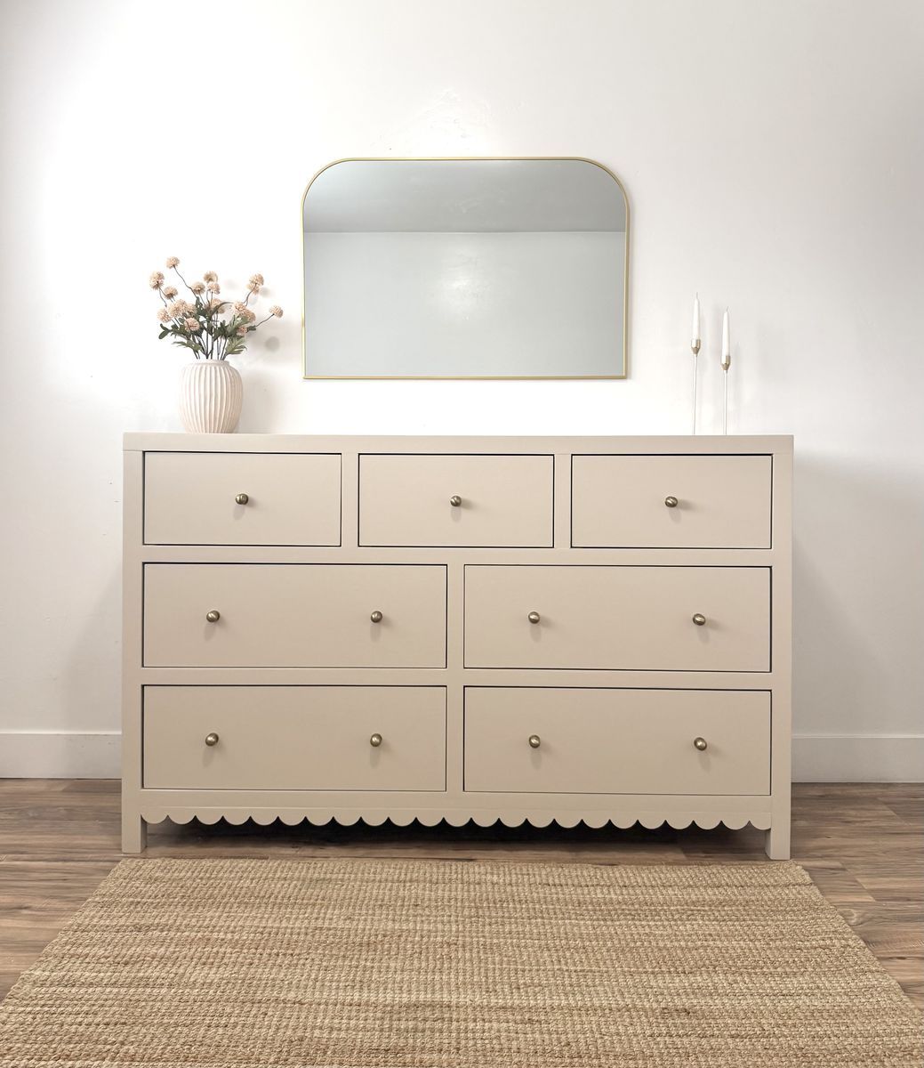 Beautiful Scalloped Dresser