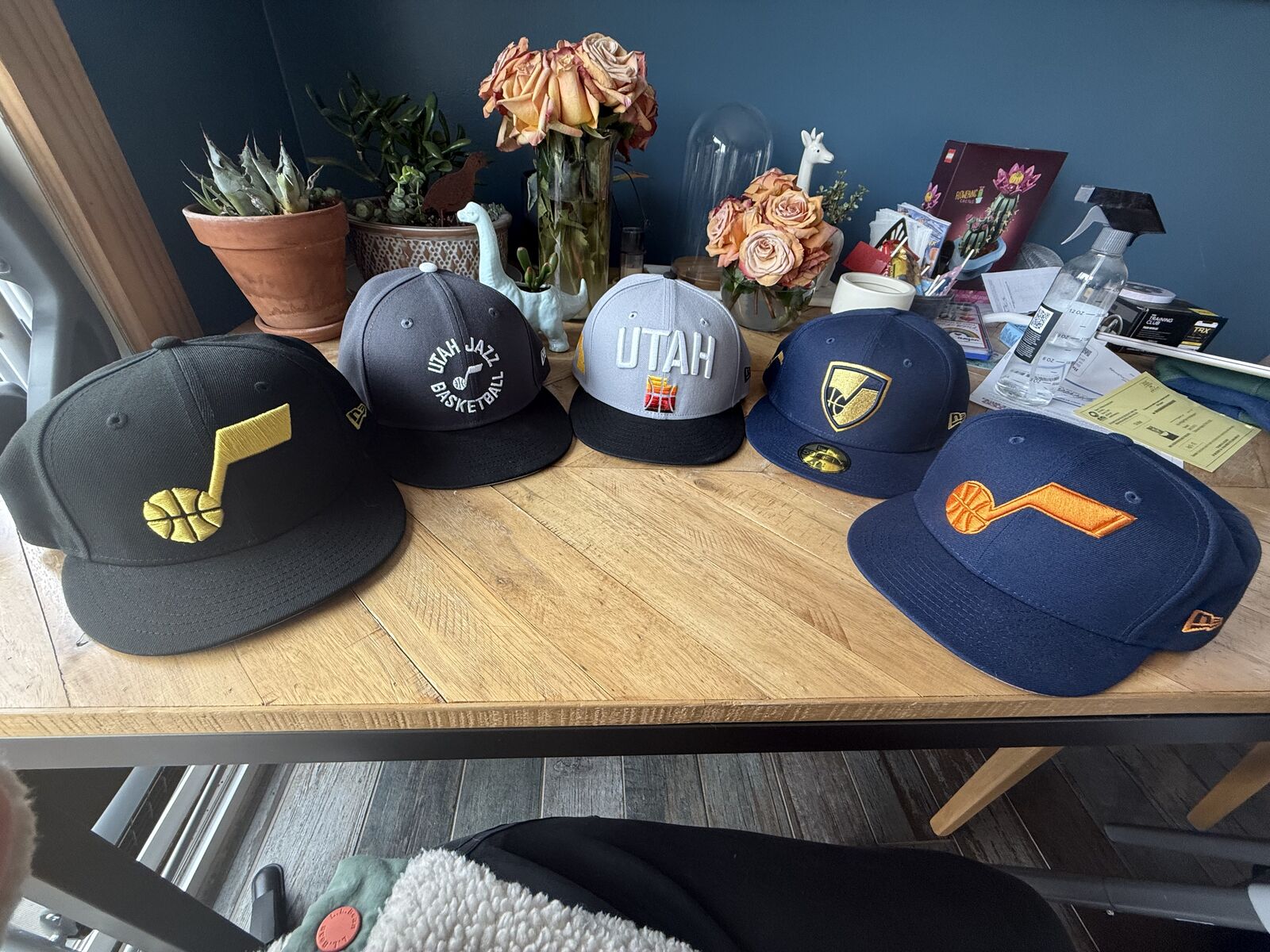 Utah Jazz Hats (5 For $75)
