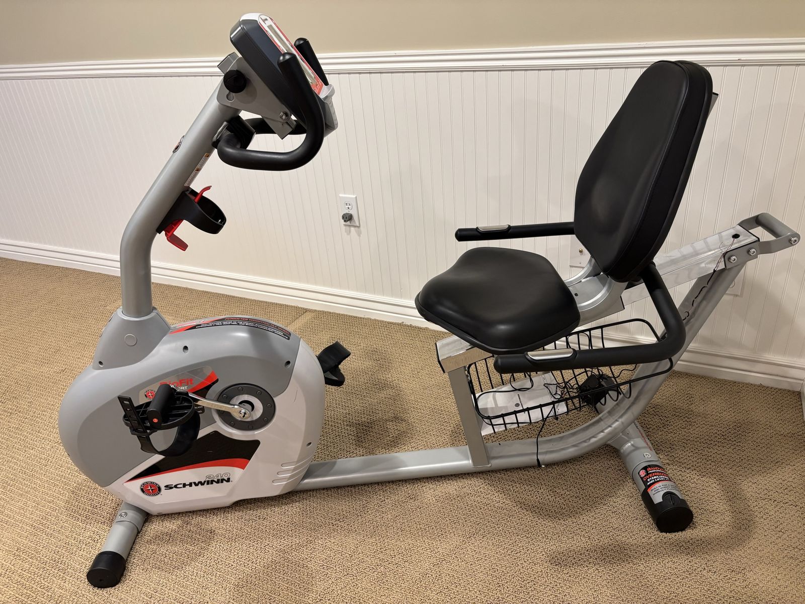 Schwinn 240 Recumbent Exercise Bike
