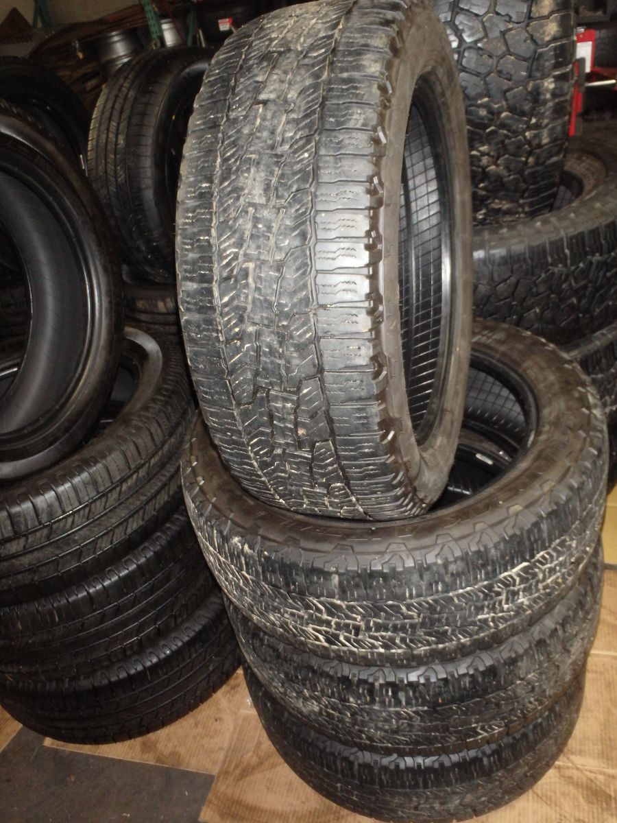 225/55R18 FALKEN WILDPEAK A/T TRAIL SET OF USED TIRES
