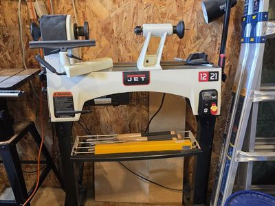 JET - Variable Speed Wood Lathe - 12" x 21" - 1 HP 1 Ph 115V - 1221VS