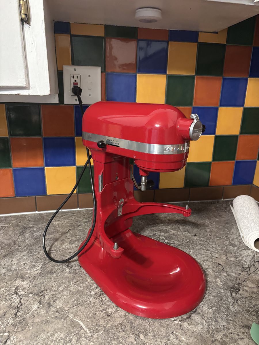Red Kitchenaid Mixer
