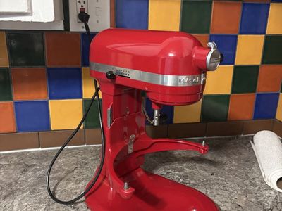 Red Kitchenaid Mixer