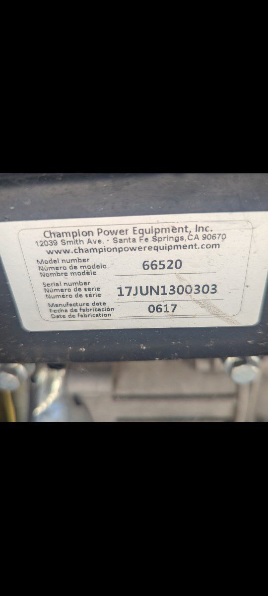 Champion Power Equipment 66520 2-inch Gas-Powered Water Transfer Pump - Used