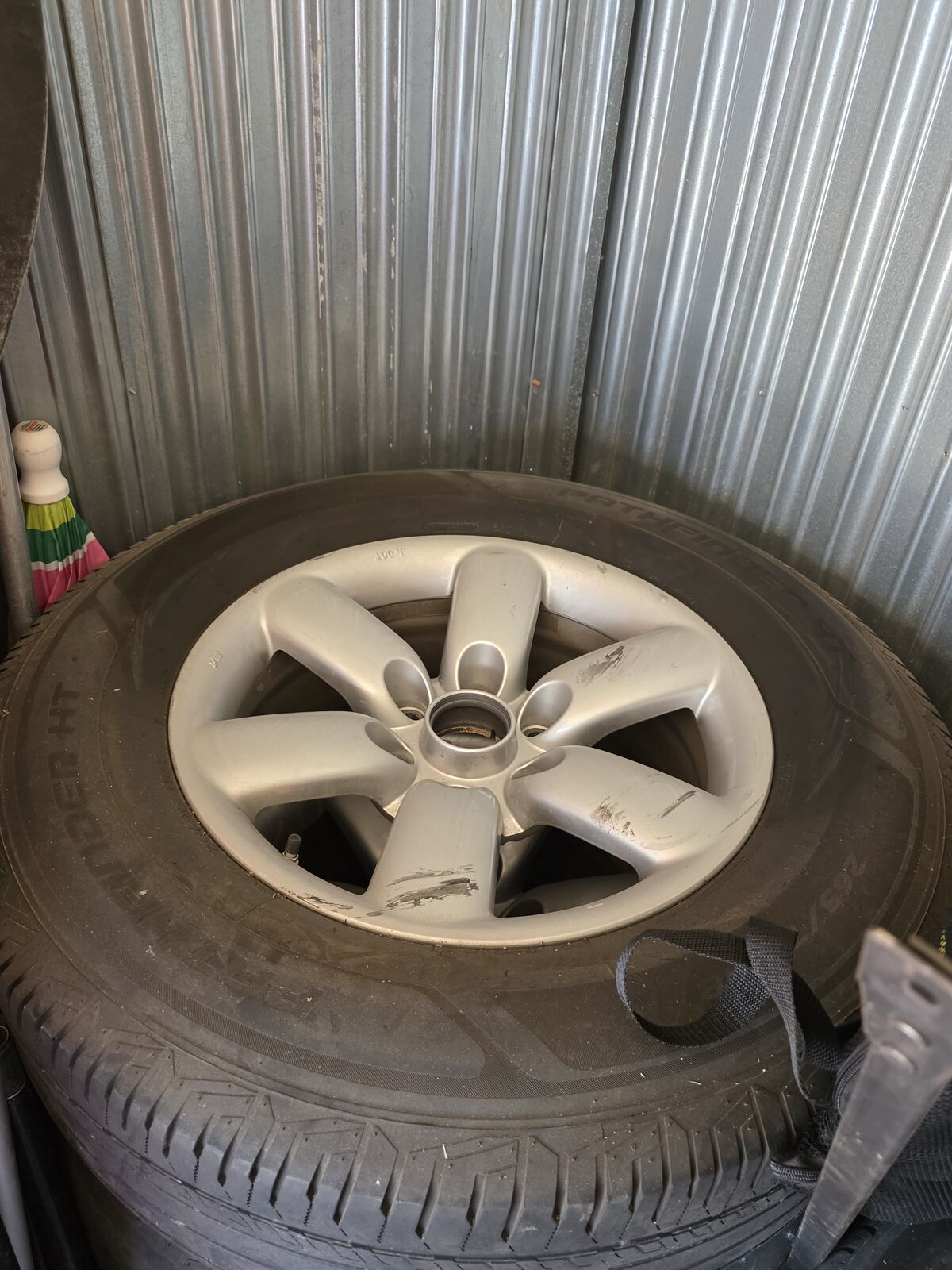 18 inch Nissan Armada tired