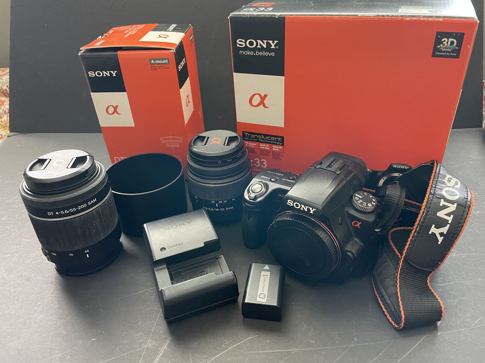 Sony A-33 Body/Lens/Accesories Bundle