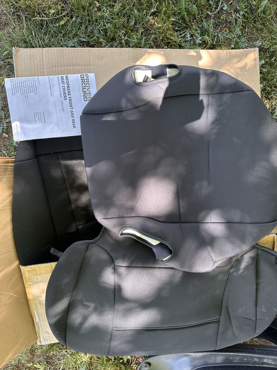 2014 Chevy Silverado seat covers. Full front and back set.