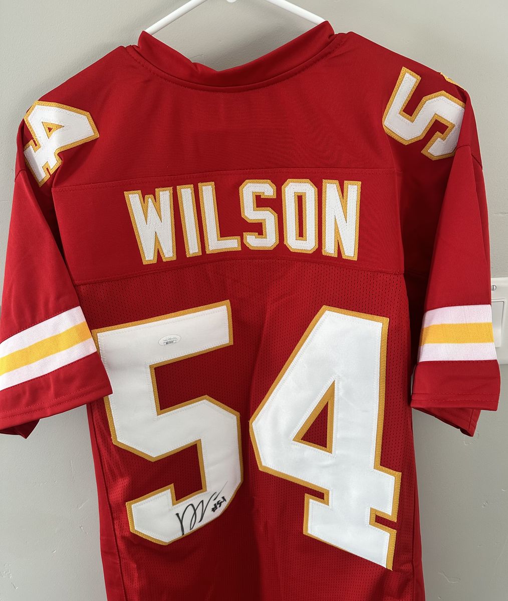 Signed Damien Wilson #54 Kansas City Chiefs Jersey – JSA Authenticated