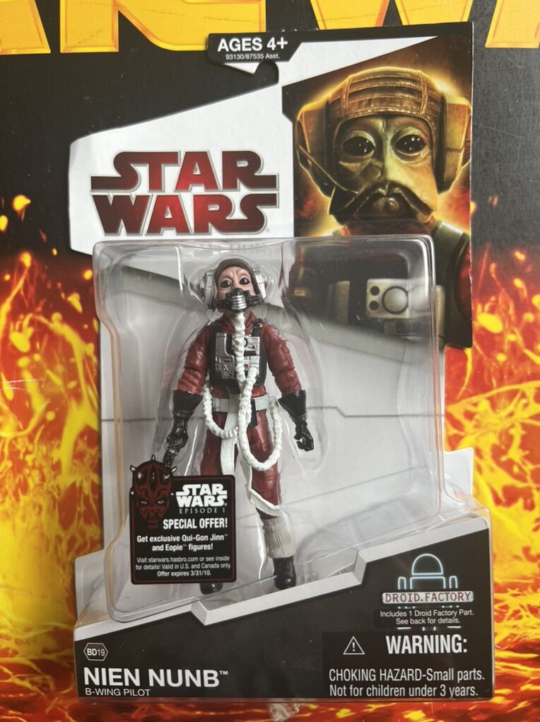 Star Wars Legacy Collection Nien Nunb B-Wing Pilot