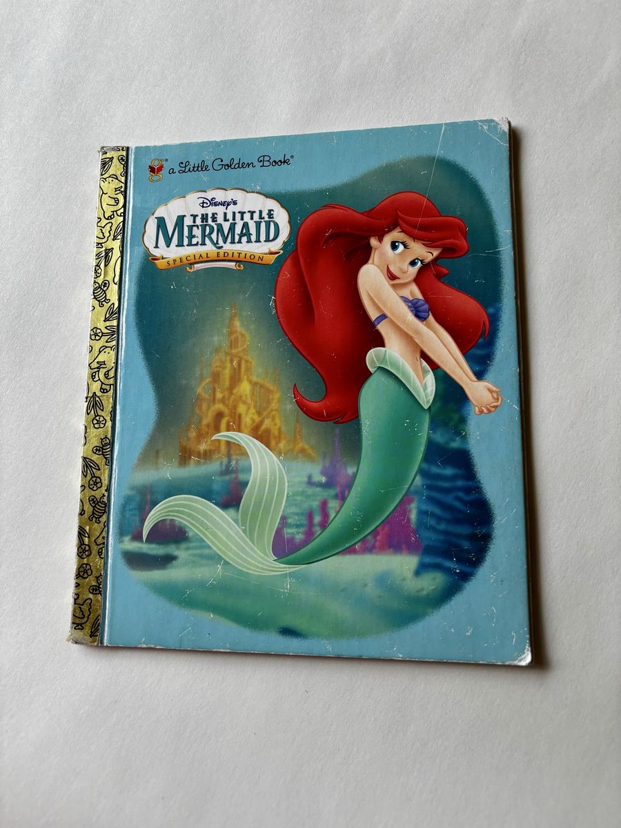 Disney's The Little Mermaid A Little Golden Book Children's Book