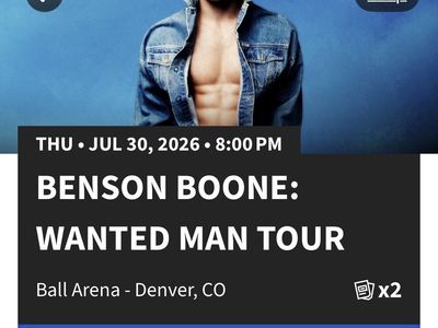 Benson Boone Tickets Denver