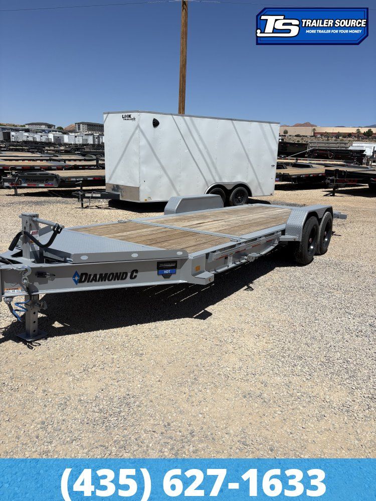 7x20 Diamond C HDT 208 Tilt Trailer - 18K GVWR -
