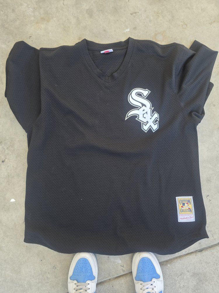 Mitchell & Ness Cooperstown Collection Chicago White Sox #8 Jersey - Black, Size XXL