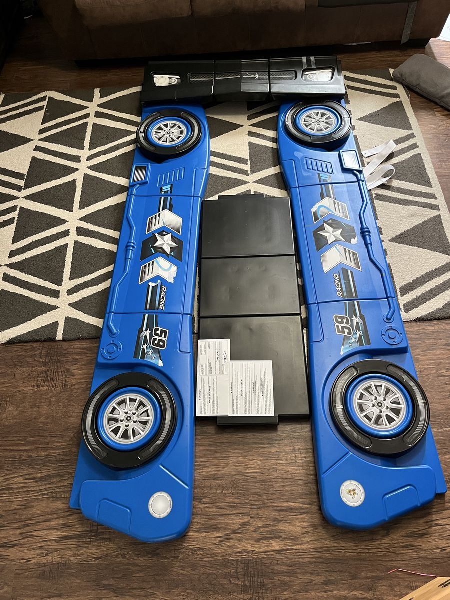 Racecar Bed - Toddler And Twin Kids Bed
