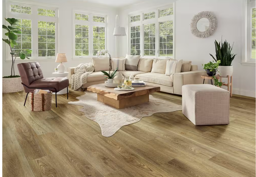 Bruce redefine Golden Afternoon 22 MIL L Waterproof Click Lock Vinyl Tile Flooring