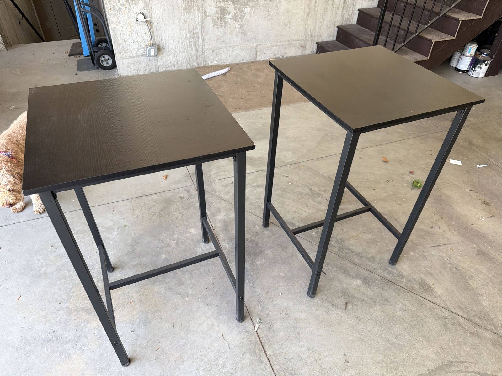 (2) Bar height Tables