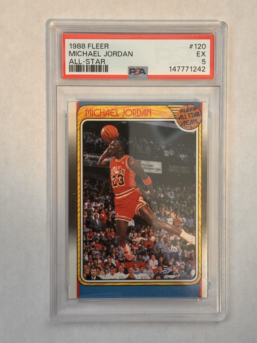 1988 Fleer Michael Jordan All Star #120 PSA 5
