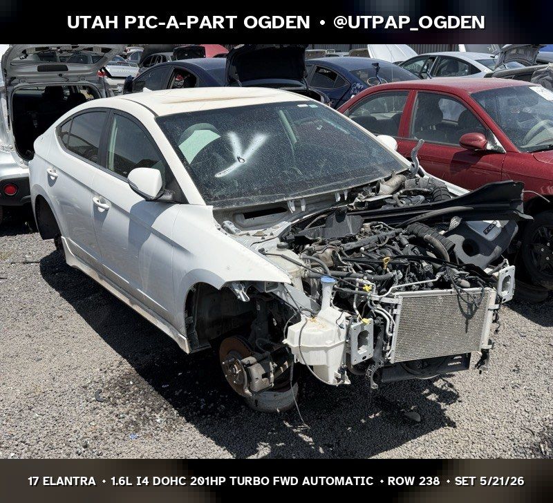 2017 Hyundai Elantra Parts - UTPAP Ogden